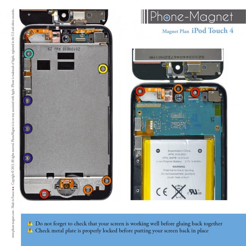 Phone-Magnet: Professional Magnetic Mat for iPod Touch 4G ... sega genesis wiring diagram 