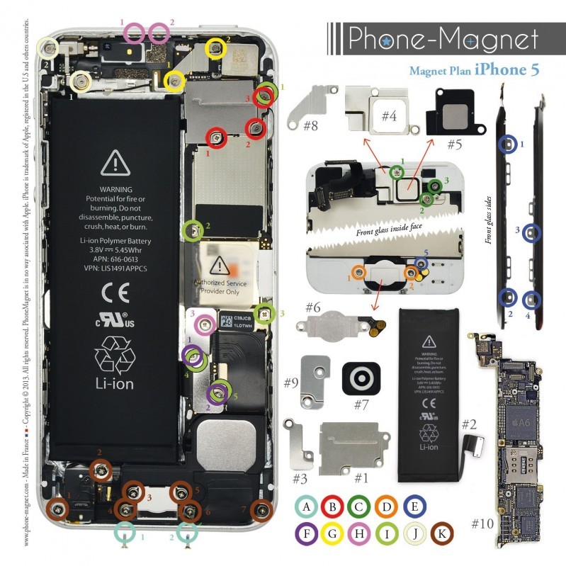 Iphone xr схема расположения элементов